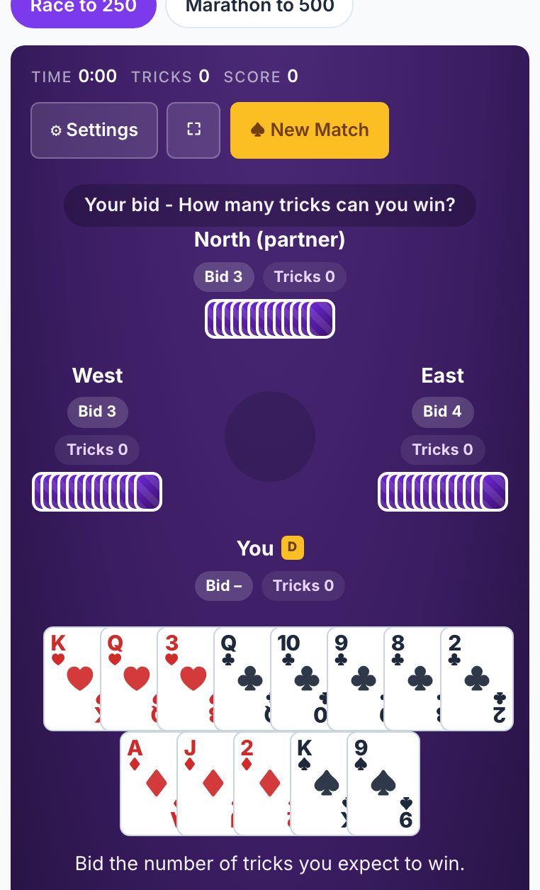 Play Spades on Your Phone Browser - No App Needed