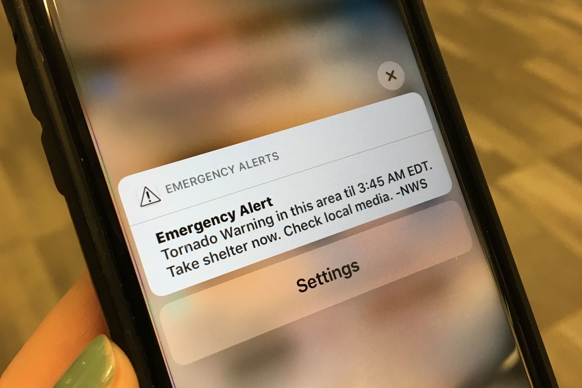 How To Get Tornado Warnings On My IPhone